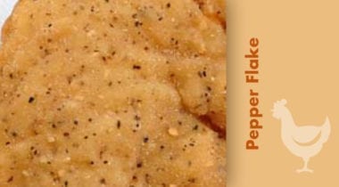 pepper flake breaded chicken
